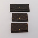 LOUIS VUITTON Monogram Wallet 10 Set LV Auth CB277-14