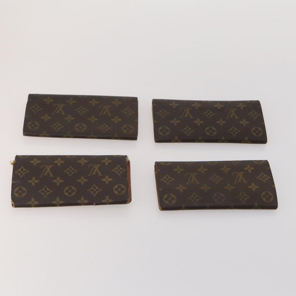 LOUIS VUITTON Monogram Wallet 10 Set LV Auth CB277