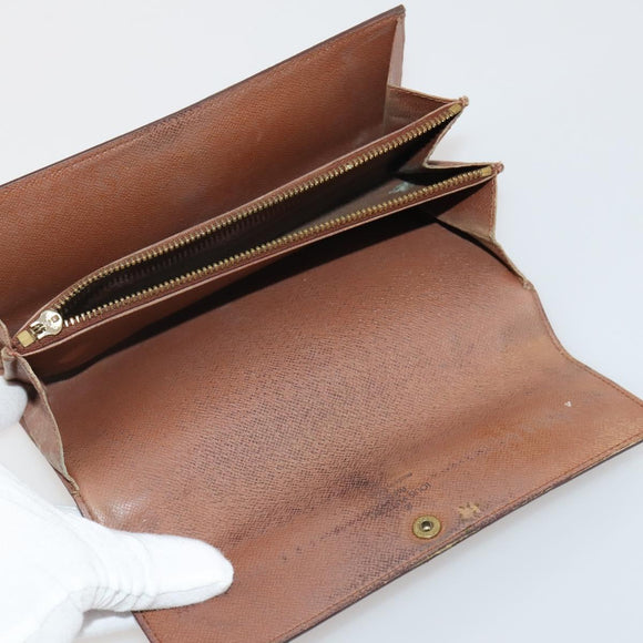 LOUIS VUITTON Monogram Wallet 10 Set LV Auth CB279