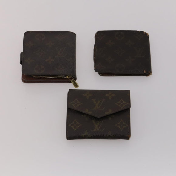 LOUIS VUITTON Monogram Wallet 10 Set LV Auth CB279