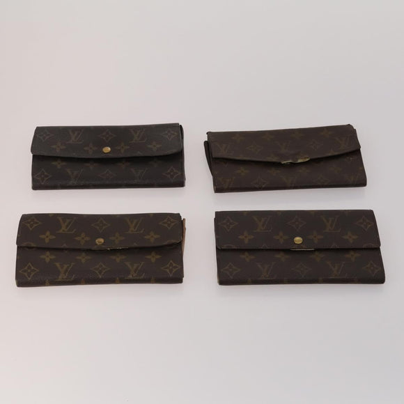 LOUIS VUITTON Monogram Wallet 10 Set LV Auth CB280