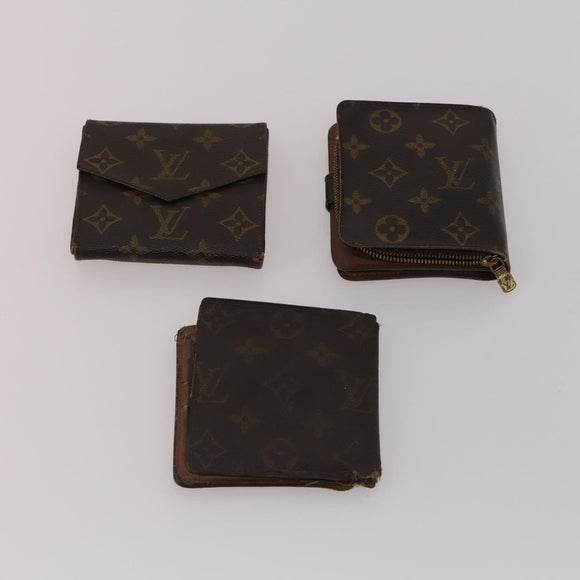 LOUIS VUITTON Monogram Wallet 10 Set LV Auth CB280