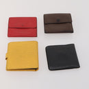 LOUIS VUITTON Epi Wallet 10 Set Black Red LV Auth CB282-13