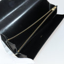 LOUIS VUITTON Epi Wallet 10 Set Black Red LV Auth CB282-4