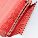 LOUIS VUITTON Epi Wallet 10 Set Black Red LV Auth CB283-5