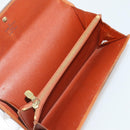 LOUIS VUITTON Epi Wallet 10 Set Black Red LV Auth CB283-9