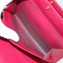 LOUIS VUITTON Monogram Vernis Matte Wallet 10 Set Black Red LV Auth CB285-9