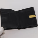 GUCCI GG Canvas Wallet Leather PVC 10 Set Black Beige Red Auth CB286-23