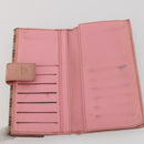 GUCCI GG Canvas Wallet Leather 10 Set Black Beige pink Auth CB287-15