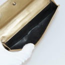 GUCCI GG Canvas Wallet Leather 10 Set Black Beige pink Auth CB287-17