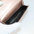 GUCCI GG Canvas Wallet Leather 10 Set Black Beige pink Auth CB287-21