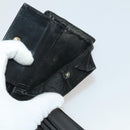 GUCCI GG Canvas Wallet Leather 10 Set Black Beige pink Auth CB287-25