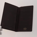 LOUIS VUITTON Taiga Wallet 10 Set Black Green Brown LV Auth CB289-12