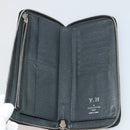 LOUIS VUITTON Taiga Wallet 10 Set Black Green Brown LV Auth CB289-17