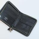LOUIS VUITTON Taiga Wallet 10 Set Black Green Brown LV Auth CB289-20