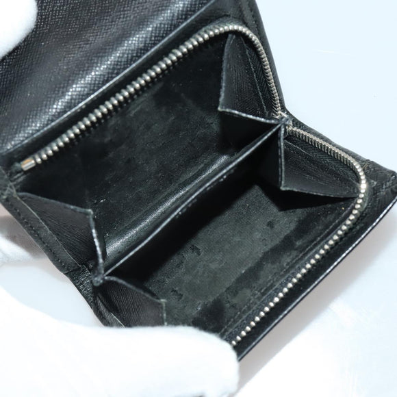 LOUIS VUITTON Taiga Wallet 10 Set Black Green Brown LV Auth CB289