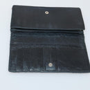 BALENCIAGA Wallet Leather 10 Set Black Beige Auth CB290-17