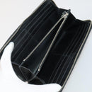 BALENCIAGA Wallet Leather 10 Set Black Beige Auth CB290-4