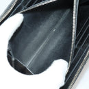 BALENCIAGA Wallet Leather 10 Set Black Beige Auth CB290-5