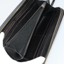 BOTTEGA VENETA INTRECCIATO Wallet Leather 10 Set Black Beige Auth CB291-14