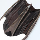 BOTTEGA VENETA INTRECCIATO Wallet Leather 10 Set Black Beige Auth CB291-16