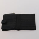 BOTTEGA VENETA INTRECCIATO Wallet Leather 10 Set Black Beige Auth CB291-26
