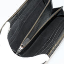 BOTTEGA VENETA INTRECCIATO Wallet Leather 10 Set Black Beige Auth CB291-4