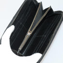 BOTTEGA VENETA INTRECCIATO Wallet Leather 10 Set Black Beige Auth CB291-6
