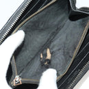 BOTTEGA VENETA INTRECCIATO Wallet Leather 10 Set Black Beige Auth CB291-7