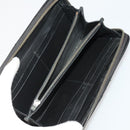 BOTTEGA VENETA INTRECCIATO Wallet Leather 10 Set Black Beige Auth CB291-8