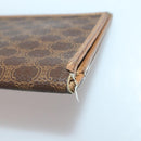 CELINE Macadam Canvas Wallet Leather 10 Set Brown Beige Red Auth CB292-13