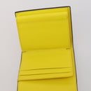 CELINE Macadam Canvas Wallet Leather 10 Set Brown Beige Red Auth CB292-25