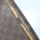 CELINE Macadam Canvas Wallet Leather 10 Set Brown Beige Red Auth CB292-5