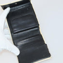 Christian Dior Trotter Canvas Wallet Leather PVC 10 Set Black Red Auth CB293-23