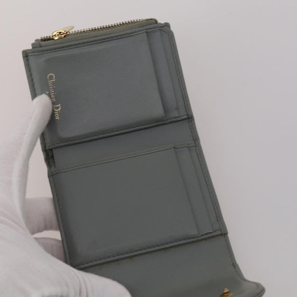 Christian Dior Trotter Canvas Wallet Leather PVC 10 Set Black Red Auth CB293