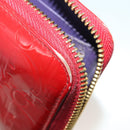 Christian Dior Trotter Canvas Wallet Leather PVC 10 Set Black Red Auth CB293-4