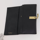 Salvatore Ferragamo Wallet Leather 10 Set Black Brown Red Auth CB294-23