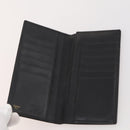 CARTIER Wallet Leather 10 Set Black Bordeaux pink Auth CB296-15