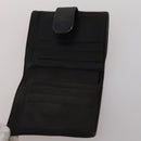 CHANEL Wallet Leather 10 Set White Beige black CC Auth CB298-15
