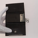 GUCCI GG Canvas Key Case Leather 10 Set Beige Black white Auth CB299-5