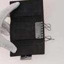 GUCCI GG Canvas Key Case Leather 10 Set Beige Black white Auth CB299-6