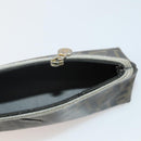 FENDI Zucca Canvas Pouch 5 Set Brown Black Auth CB300-14