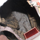 FENDI Zucca Canvas Pouch 5 Set Brown Black Auth CB300-28