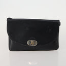 Christian Dior Trotter Canvas Pouch Leather 6 Set White Beige Red Auth CB301-2