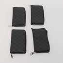 LOUIS VUITTON Damier Graphite Wallet 10 Set LV Auth CB303-14