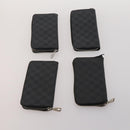 LOUIS VUITTON Damier Graphite Wallet 10 Set LV Auth CB303-15