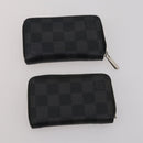 LOUIS VUITTON Damier Graphite Wallet 10 Set LV Auth CB303-26