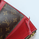 LOUIS VUITTON Monogram Wallet Leather 10 Set Black LV Auth CB304-17