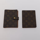 LOUIS VUITTON Monogram Agenda PM Day Planner Cover 10 Set LV Auth CB305-18
