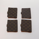 LOUIS VUITTON Monogram Agenda PM Day Planner Cover 10 Set LV Auth CB305-3